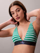 Stripe Mardi Gras Green