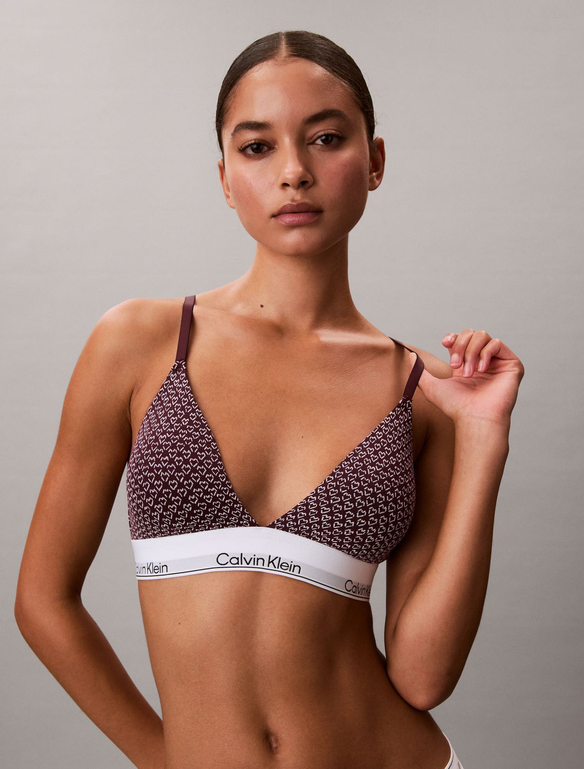 Calvin Klein Icon Cotton Modal Lightly Lined Triangle Bralette
