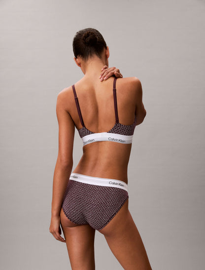 Calvin Klein Icon Cotton Modal Lightly Lined Triangle Bralette