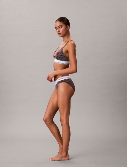 Calvin Klein Icon Cotton Modal Lightly Lined Triangle Bralette