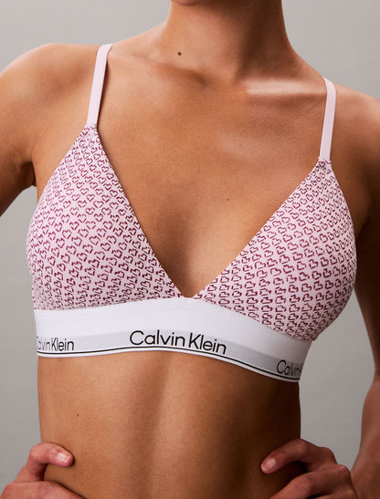 Calvin Klein Icon Cotton Modal Lightly Lined Triangle Bralette
