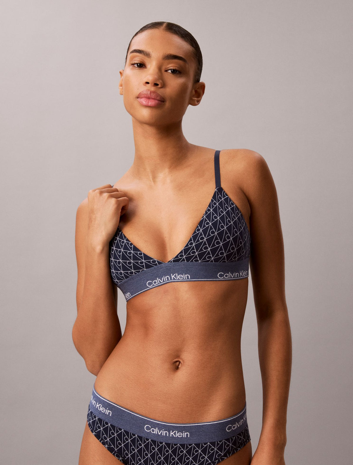 Calvin Klein Icon Cotton Modal Lightly Lined Triangle Bralette