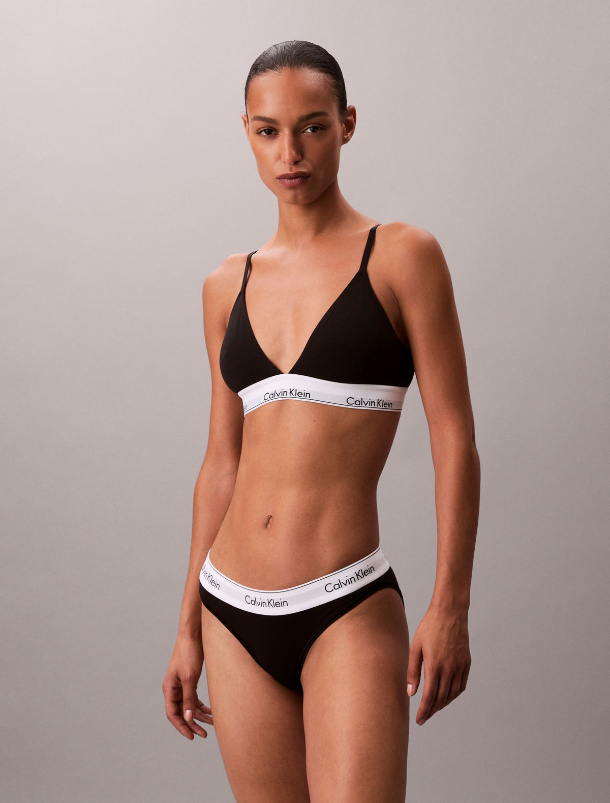 Calvin Klein Icon Cotton Modal Lightly Lined Triangle Bralette
