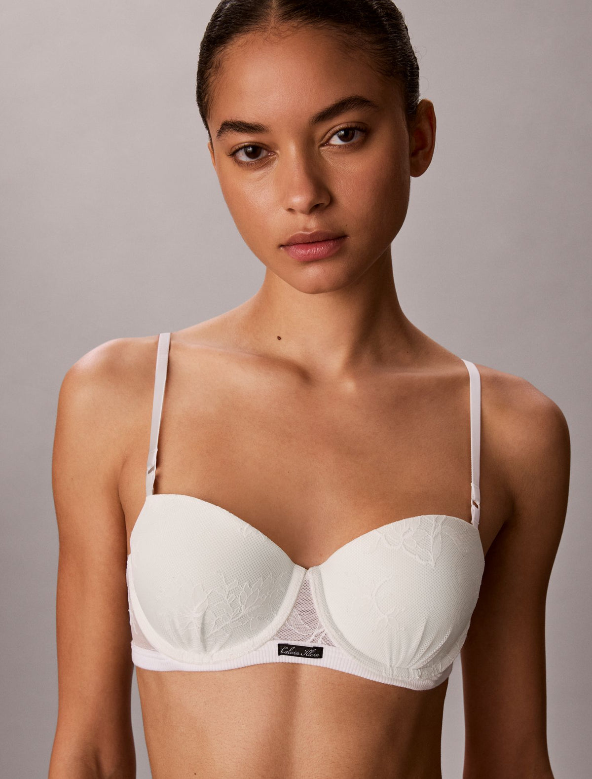 Calvin Klein Icon Stretch Lace Push Up Balconette