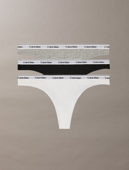 Calvin Klein Icon Logo 3-Pack Low Rise Thong