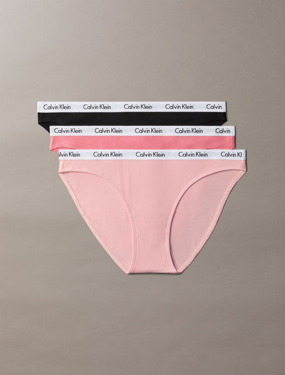 Calvin Klein Carousel Cotton Stretch Rib 3-Pack Bikini