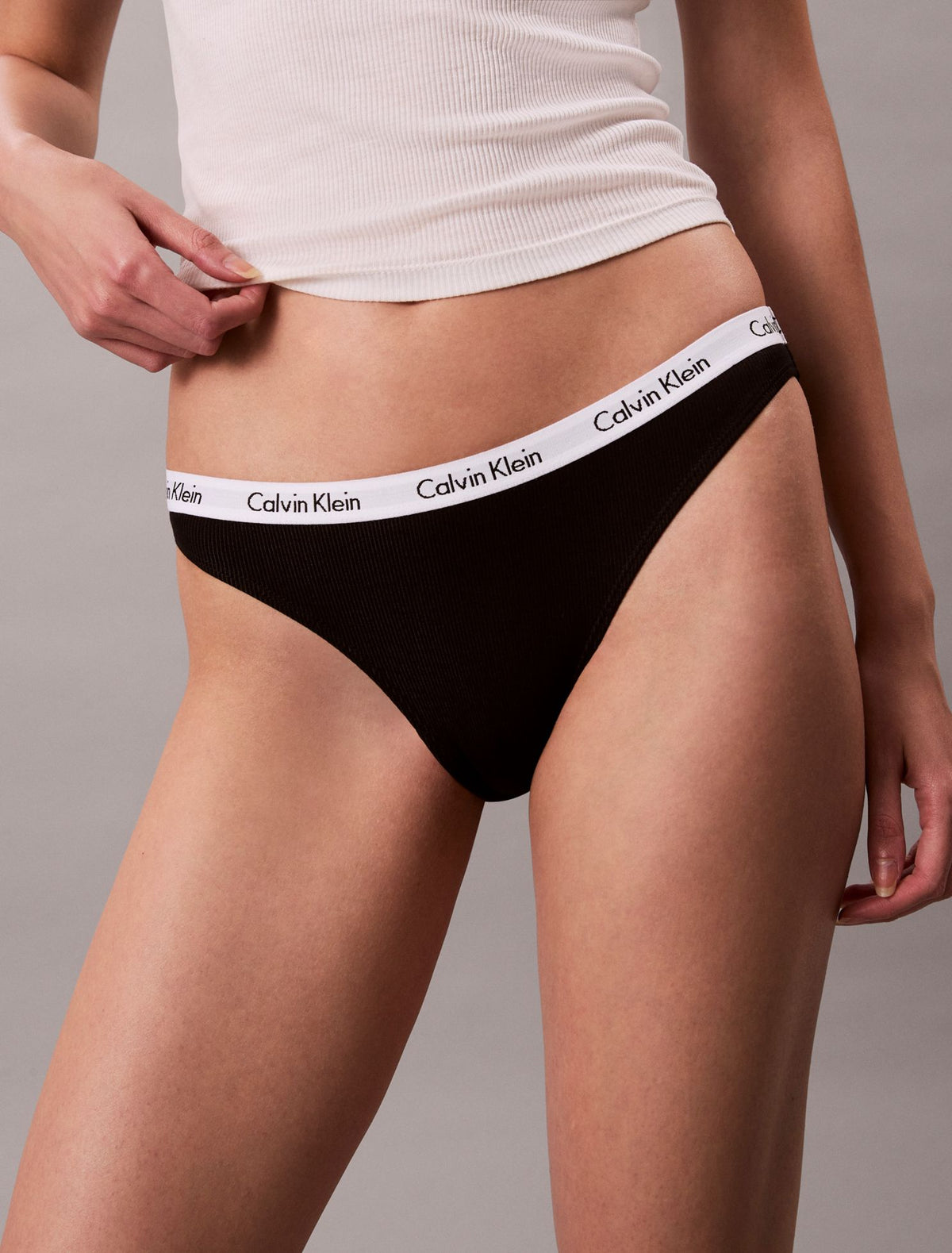 Calvin Klein Carousel Cotton Stretch Rib 3-Pack Bikini