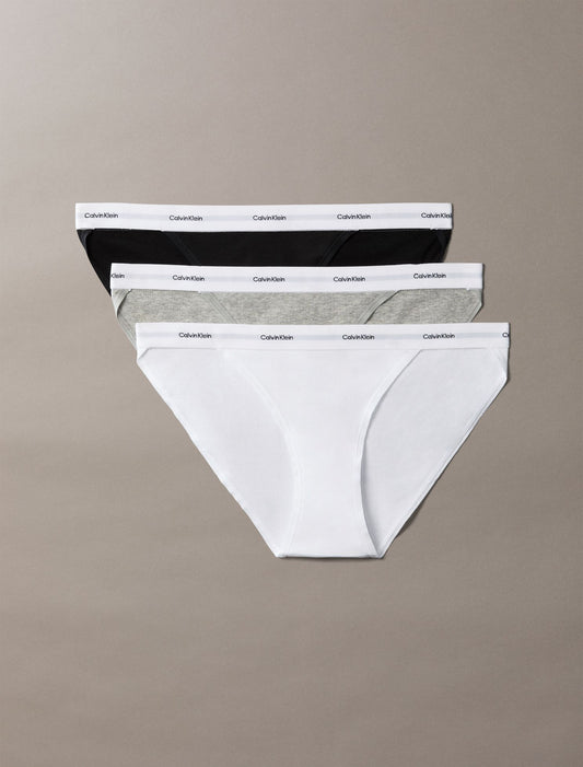 Calvin Klein Cotton Stretch Rib 3-Pack String Bikini