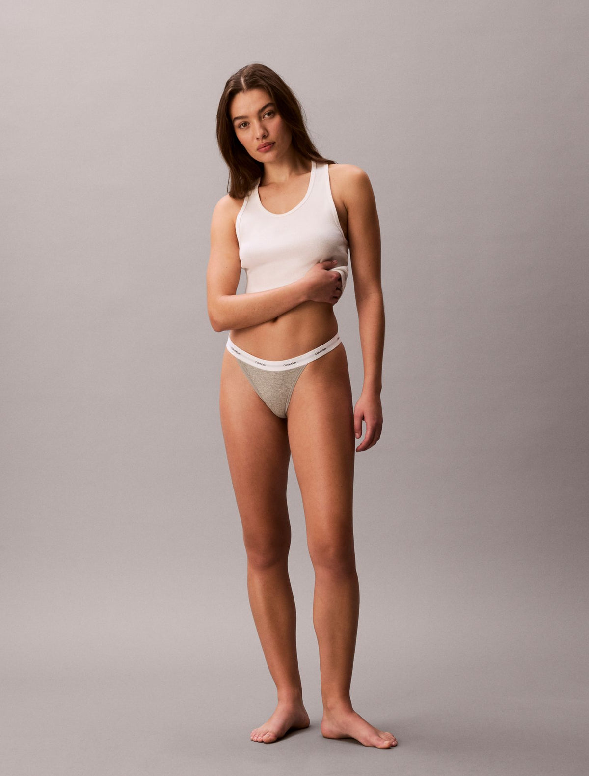Calvin Klein Cotton Stretch Rib 3-Pack String Thong