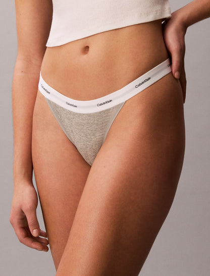 Calvin Klein Cotton Stretch Rib 3-Pack String Thong