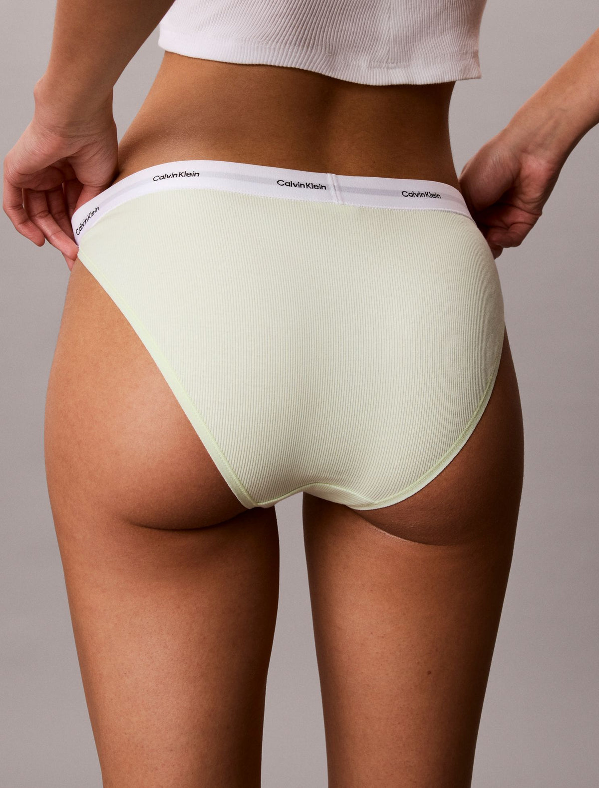 Calvin Klein Cotton Stretch Rib 3-Pack String Bikini