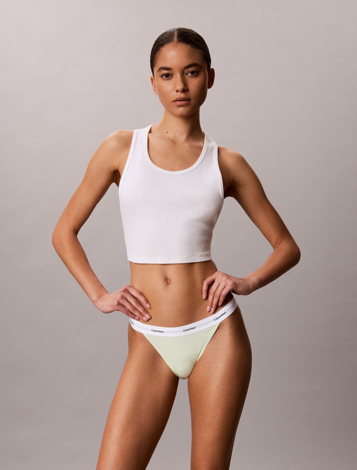 Calvin Klein Cotton Stretch Rib 3-Pack String Bikini