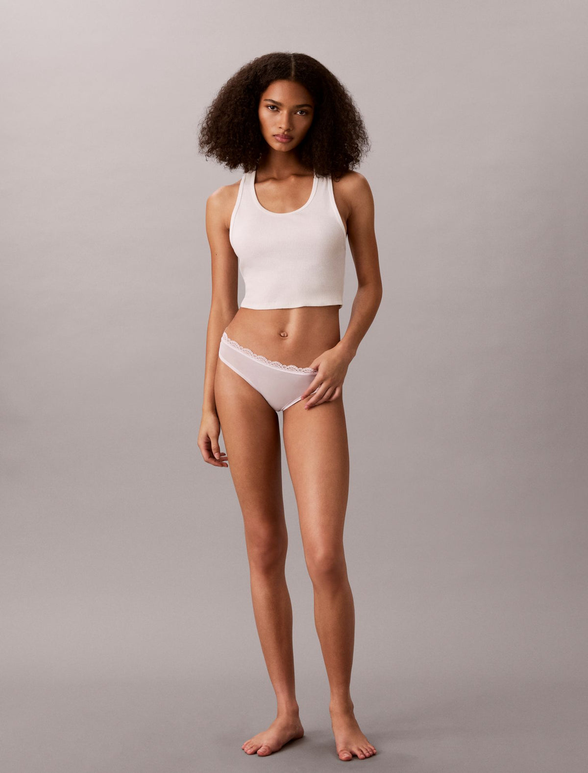Calvin Klein Microfiber Stretch with Lace 3-Pack Thong