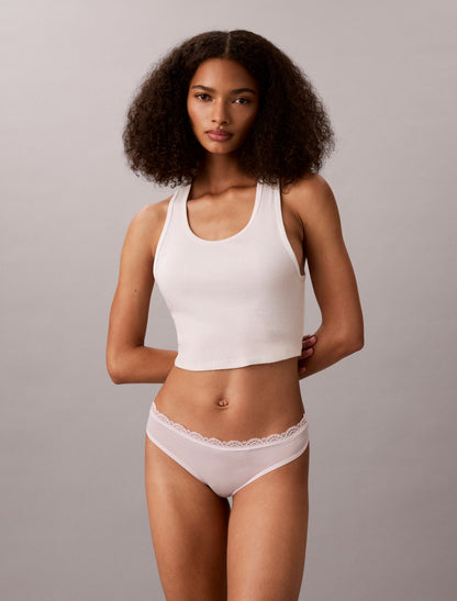 Calvin Klein Microfiber Stretch with Lace 3-Pack Thong