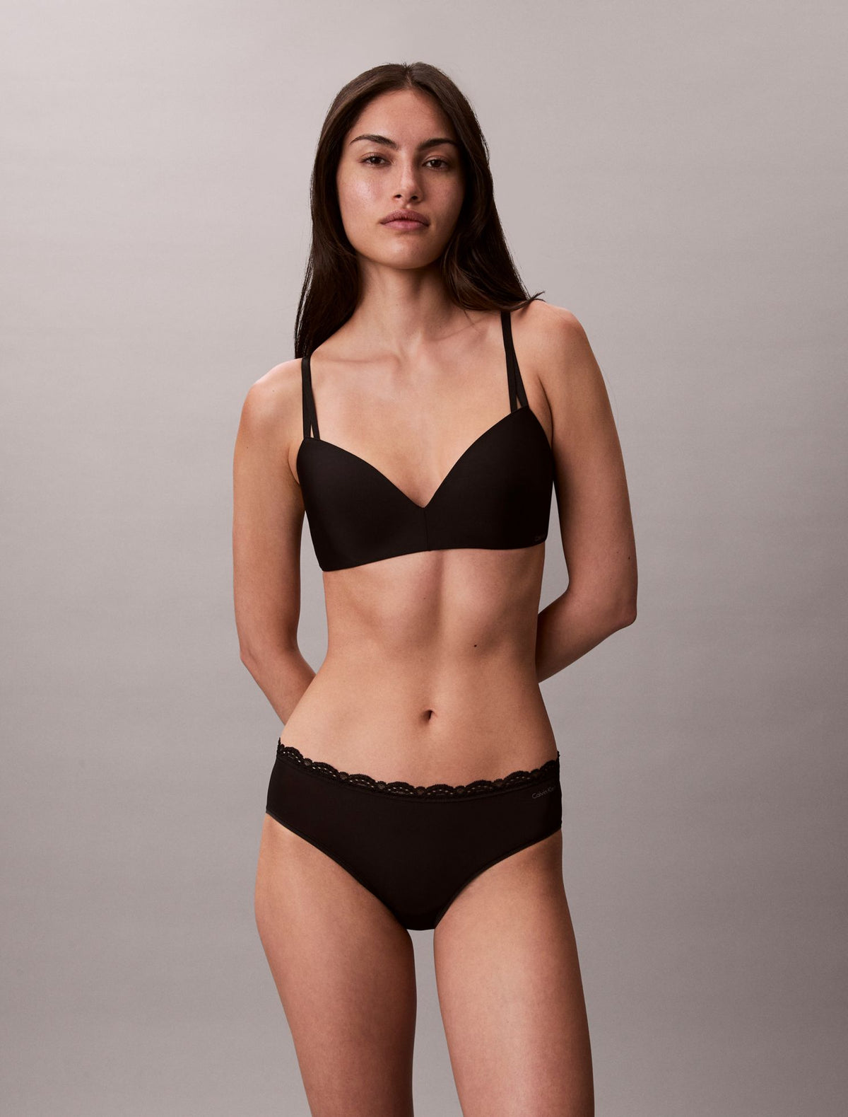 Calvin Klein Microfiber Stretch with Lace 3-Pack Hipster