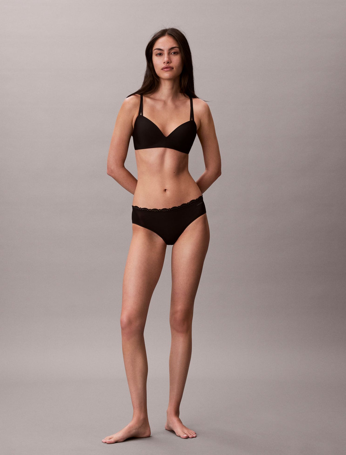 Calvin Klein Microfiber Stretch with Lace 3-Pack Hipster