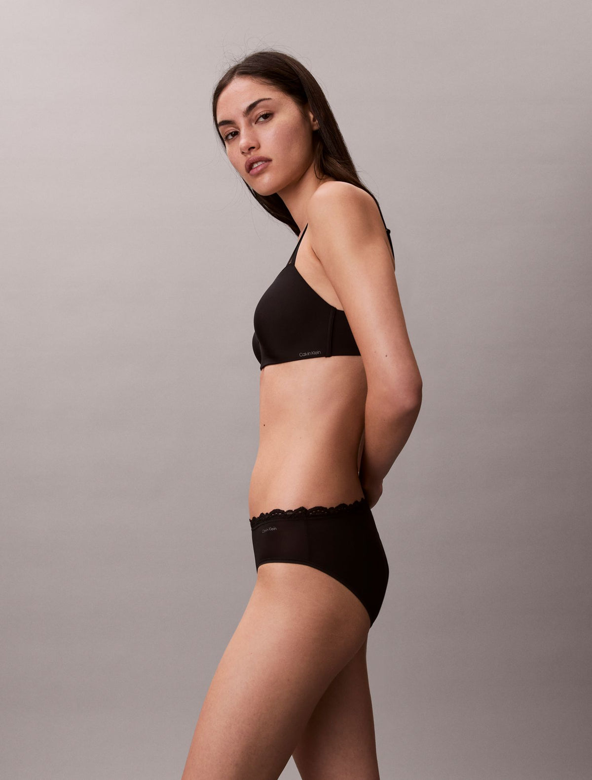 Calvin Klein Microfiber Stretch with Lace 3-Pack Hipster