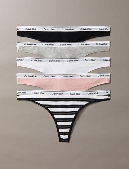 Calvin Klein Icon Logo 5-Pack Thong