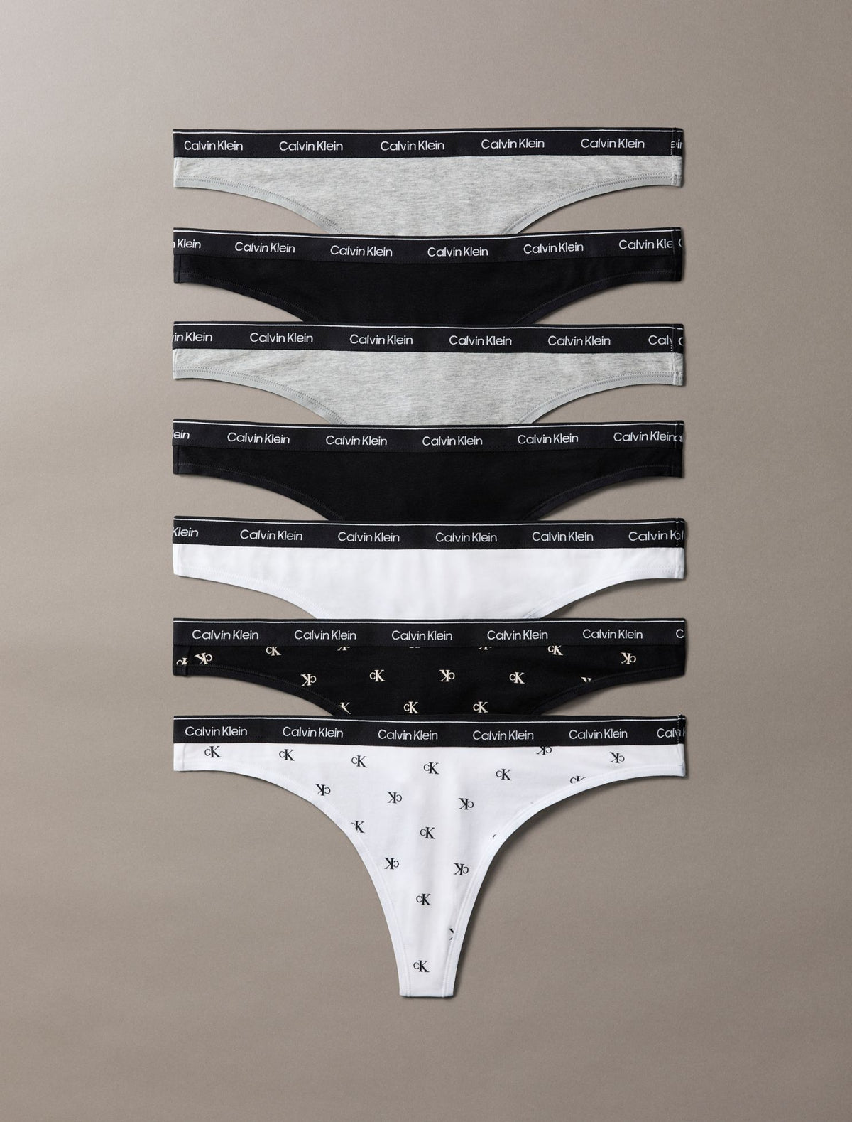 Calvin Klein Icon Logo 7-Pack Thong