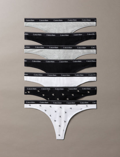 Calvin Klein Icon Logo 7-Pack Thong