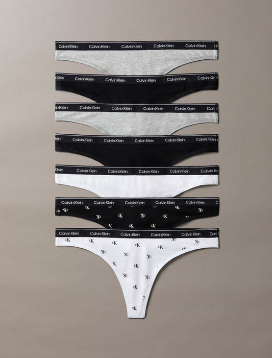 Calvin Klein Icon Logo 7-Pack Thong