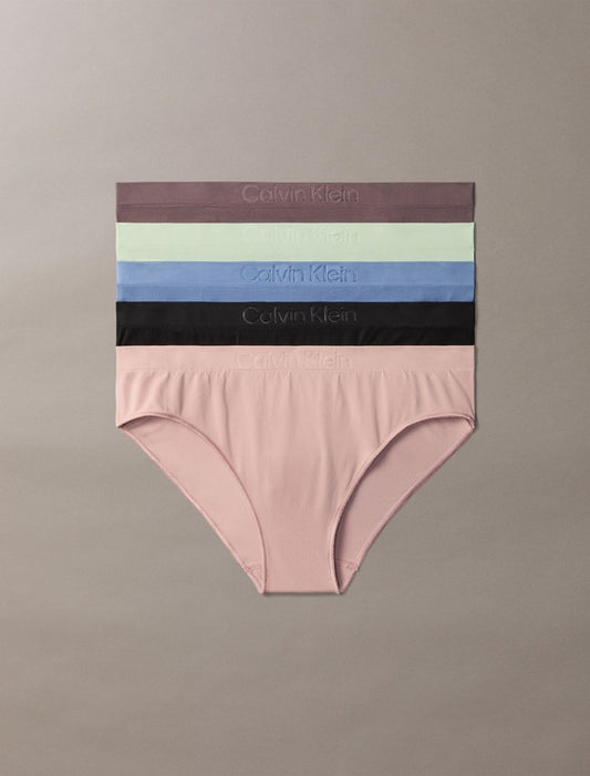 Calvin Klein Bonded Flex Seamless 5-Pack Mixed Bikini Brief
