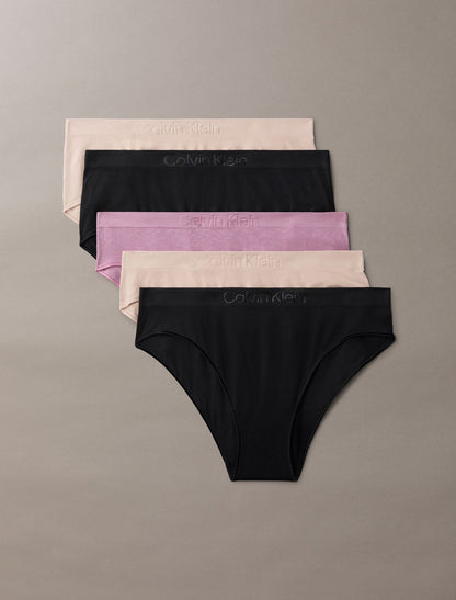 Calvin Klein Bonded Flex Seamless 5-Pack Mixed Bikini Brief