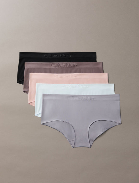 Calvin Klein Bonded Flex Seamless 5-Pack Boyshort