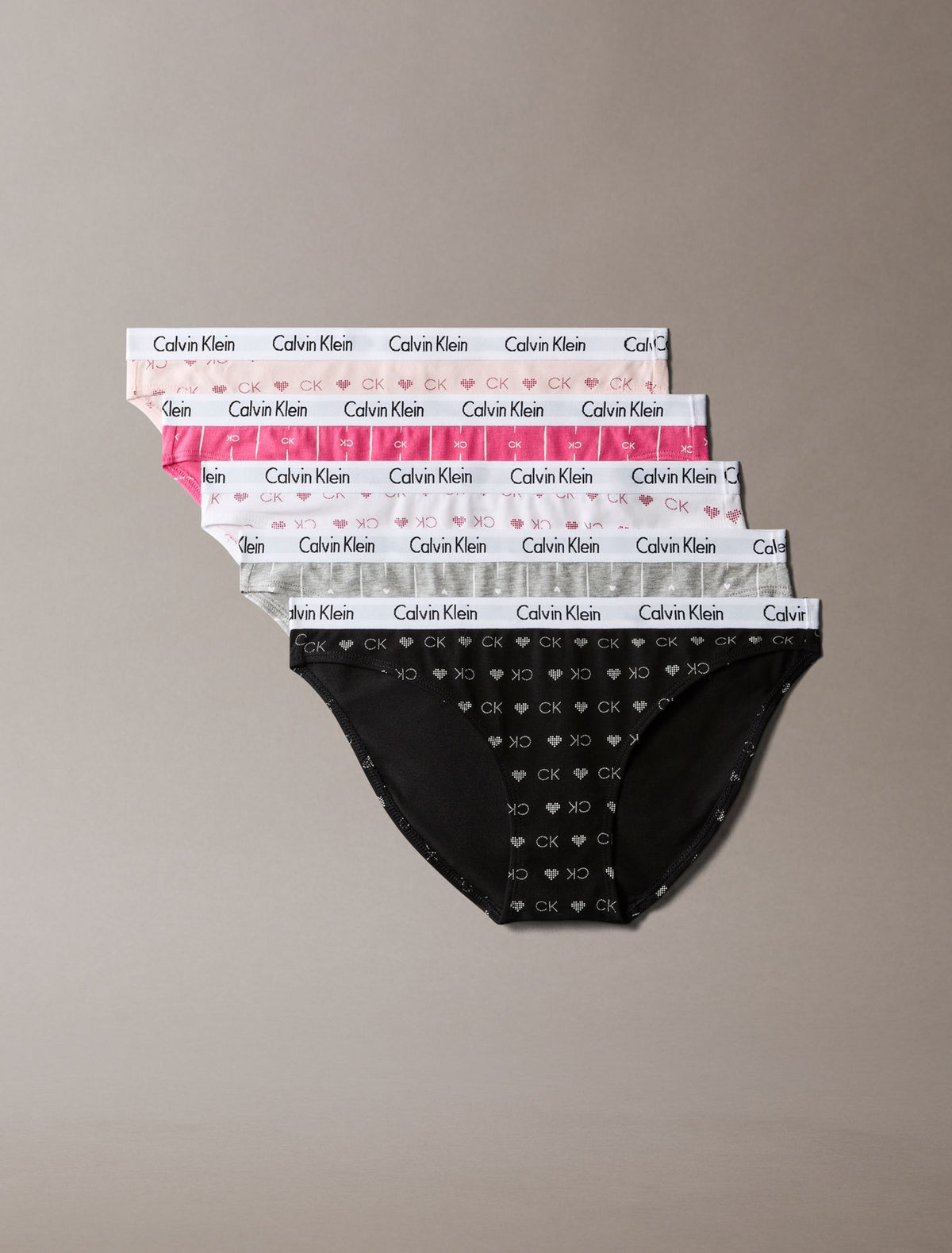 Calvin Klein Carousel Cotton Stretch 5-Pack Bikini