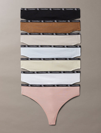 Calvin Klein Calvin Klein 1996 Cotton Stretch 7-Pack Modern Thong