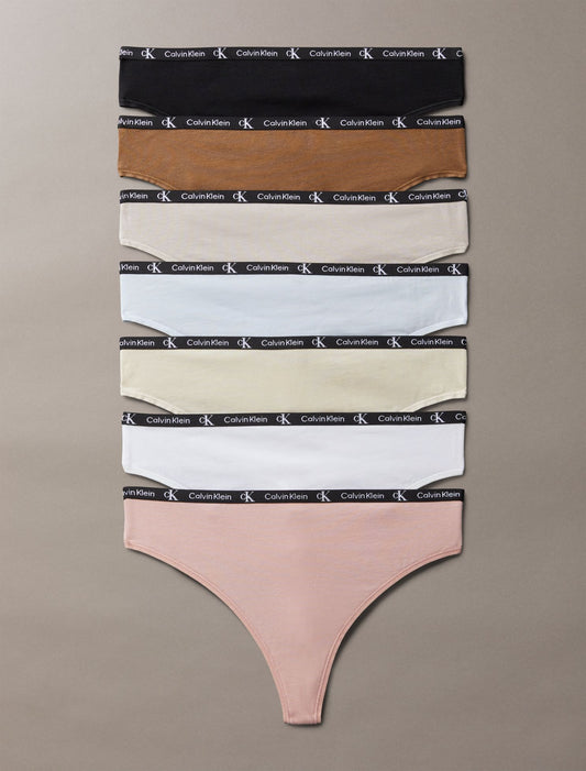 Calvin Klein Calvin Klein 1996 Cotton Stretch 7-Pack Modern Thong