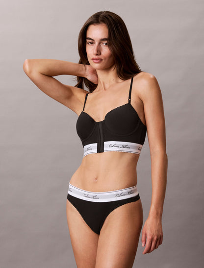 Calvin Klein Icon Cotton Modal Script Thong