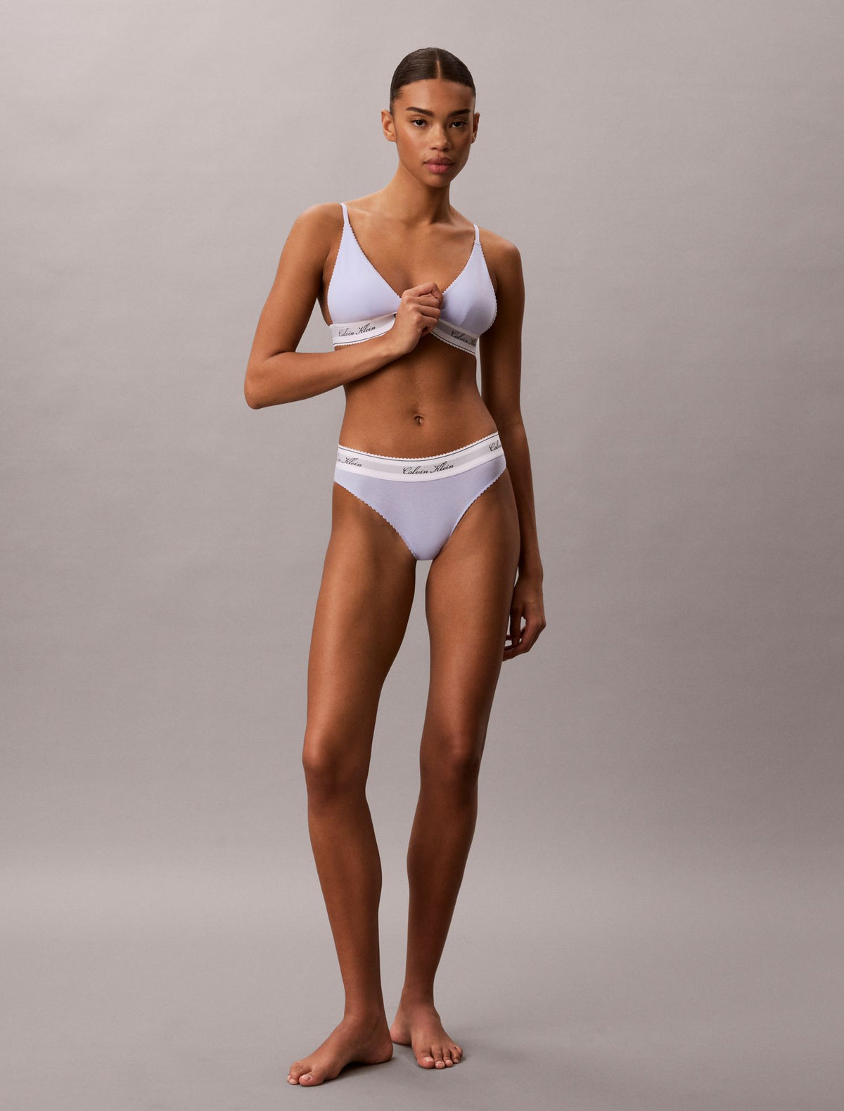Calvin Klein Icon Cotton Modal Script Thong