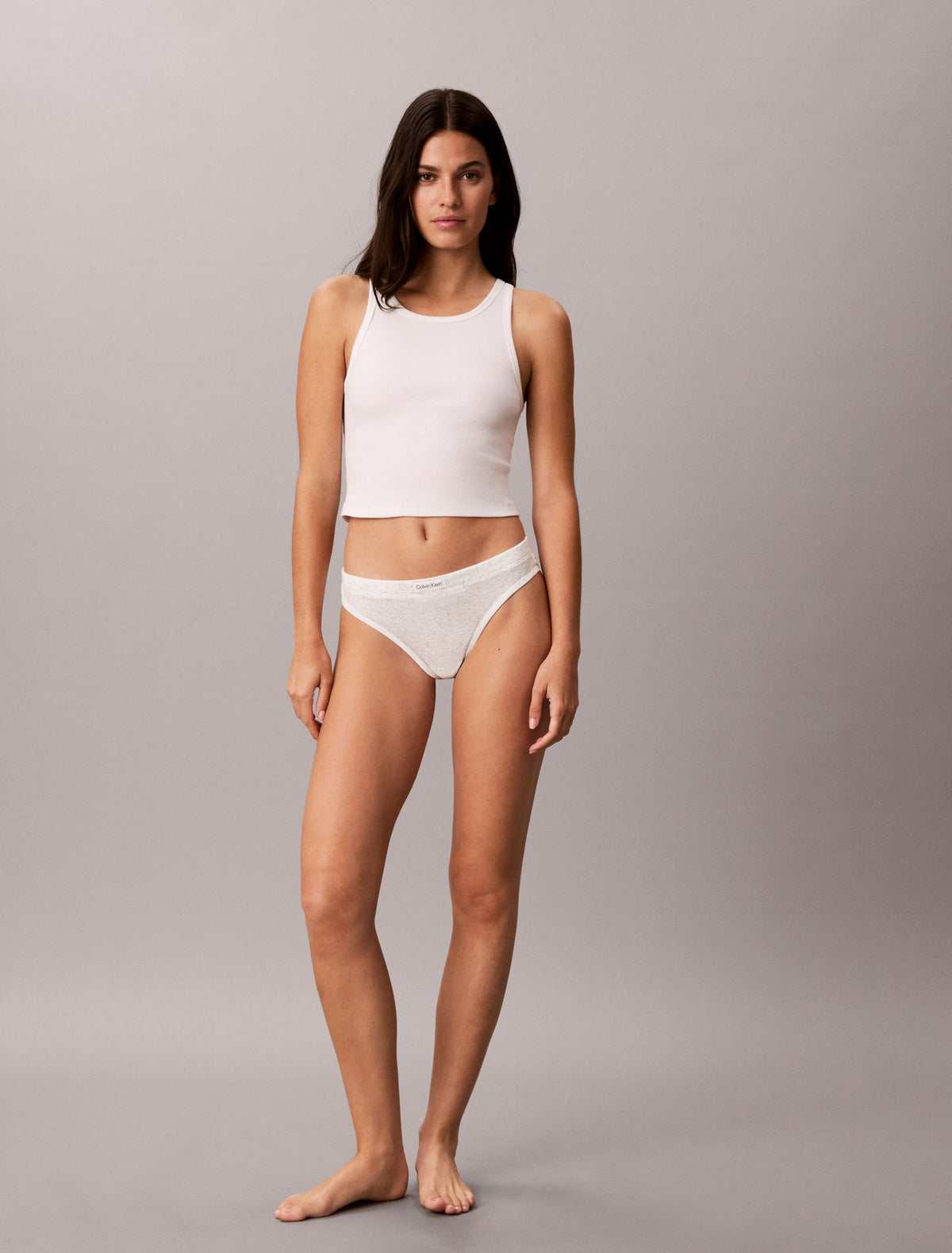 Calvin Klein Classic Comfort Cozy Waffle Thong