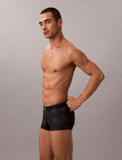 Calvin Klein Graphic Monogram Microfiber Stretch Low Rise Trunk