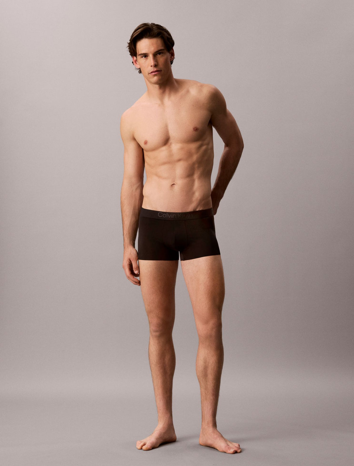 Calvin Klein CK Black Microfiber Stretch Low Rise Trunk