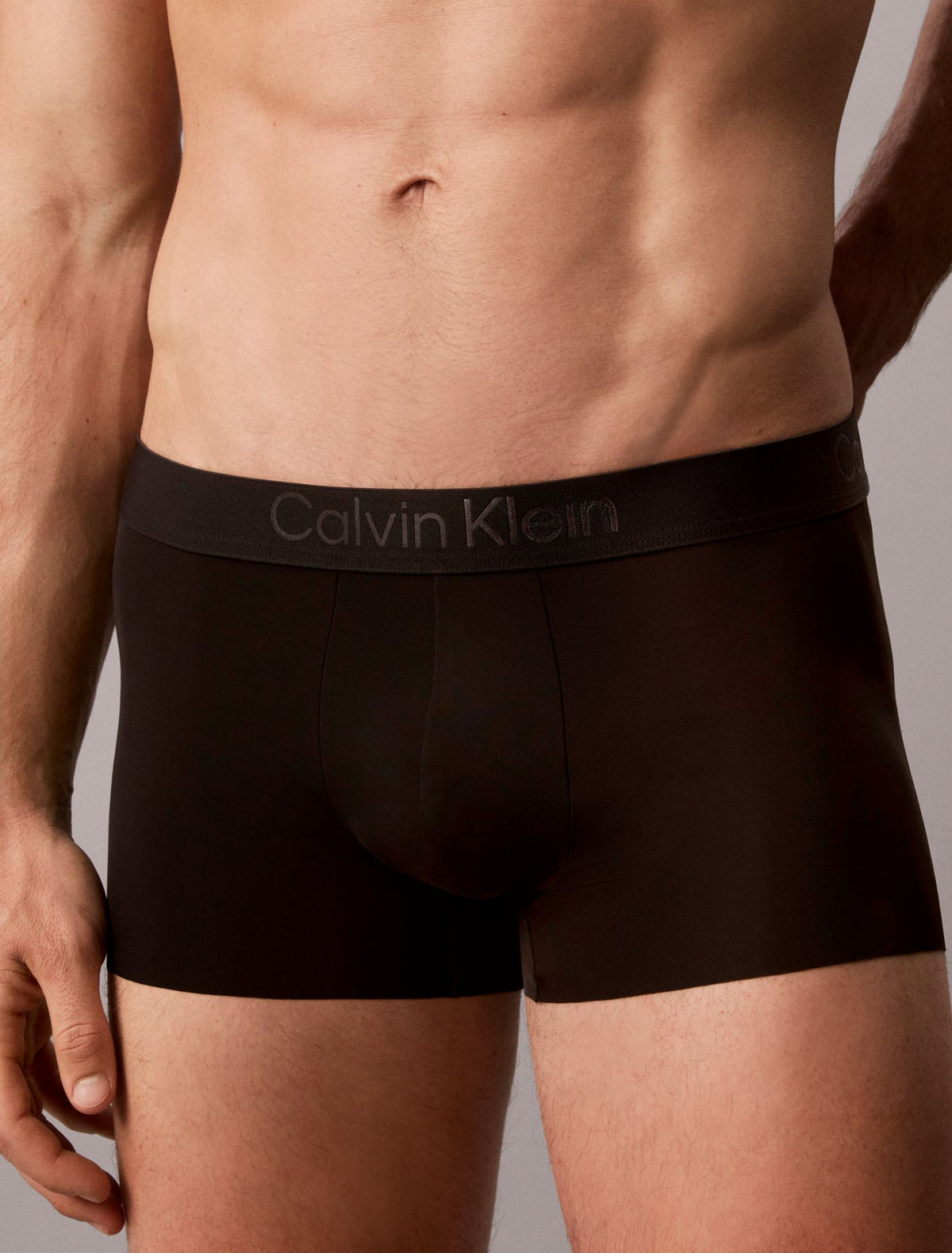Calvin Klein CK Black Microfiber Stretch Low Rise Trunk