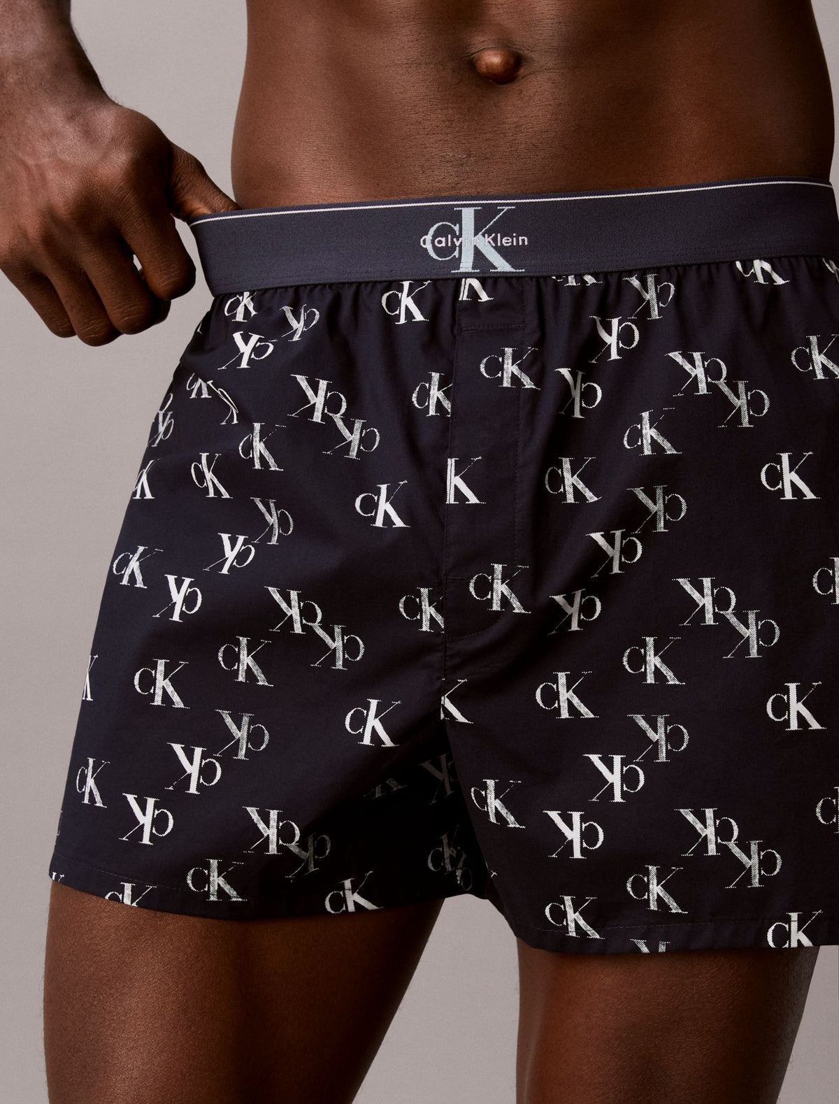 Calvin Klein Monogram Logo Slim Boxer