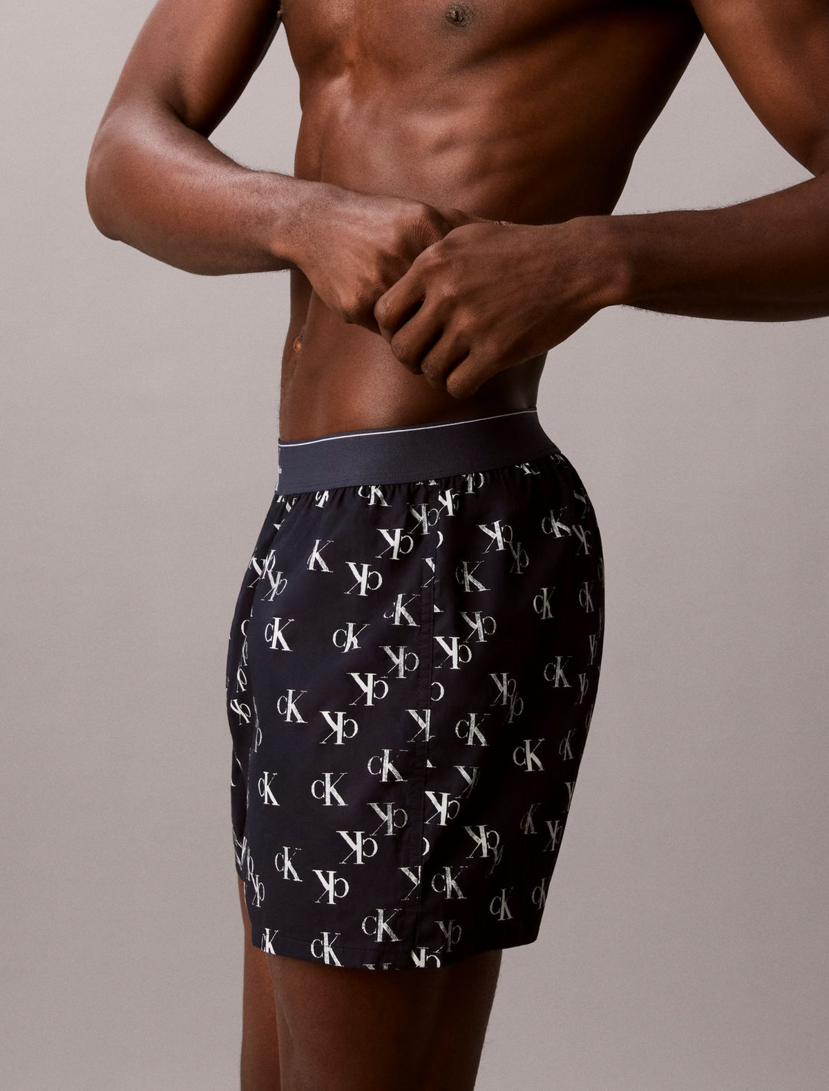 Calvin Klein Monogram Logo Slim Boxer