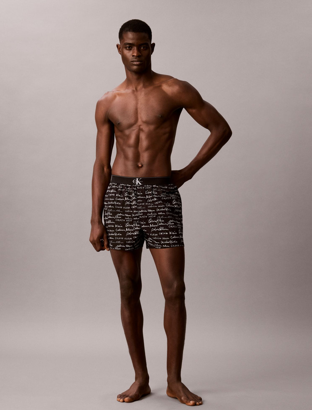 Calvin Klein Monogram Logo Slim Boxer