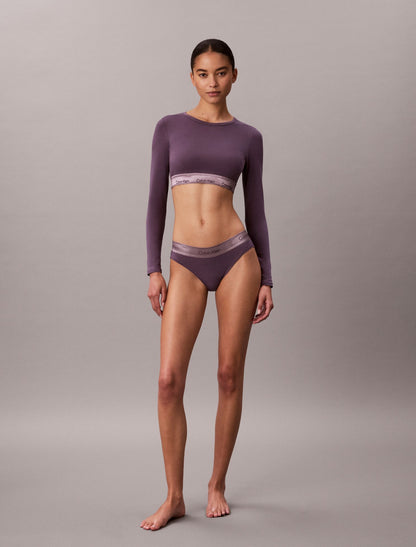 Calvin Klein Icon Cotton Modal Metallic Bralette