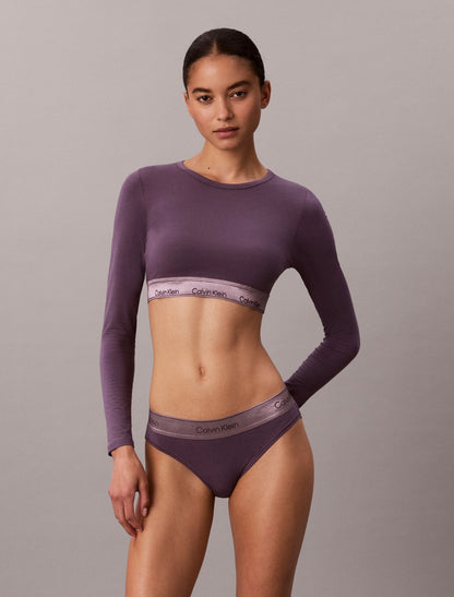 Calvin Klein Icon Cotton Modal Metallic Bralette