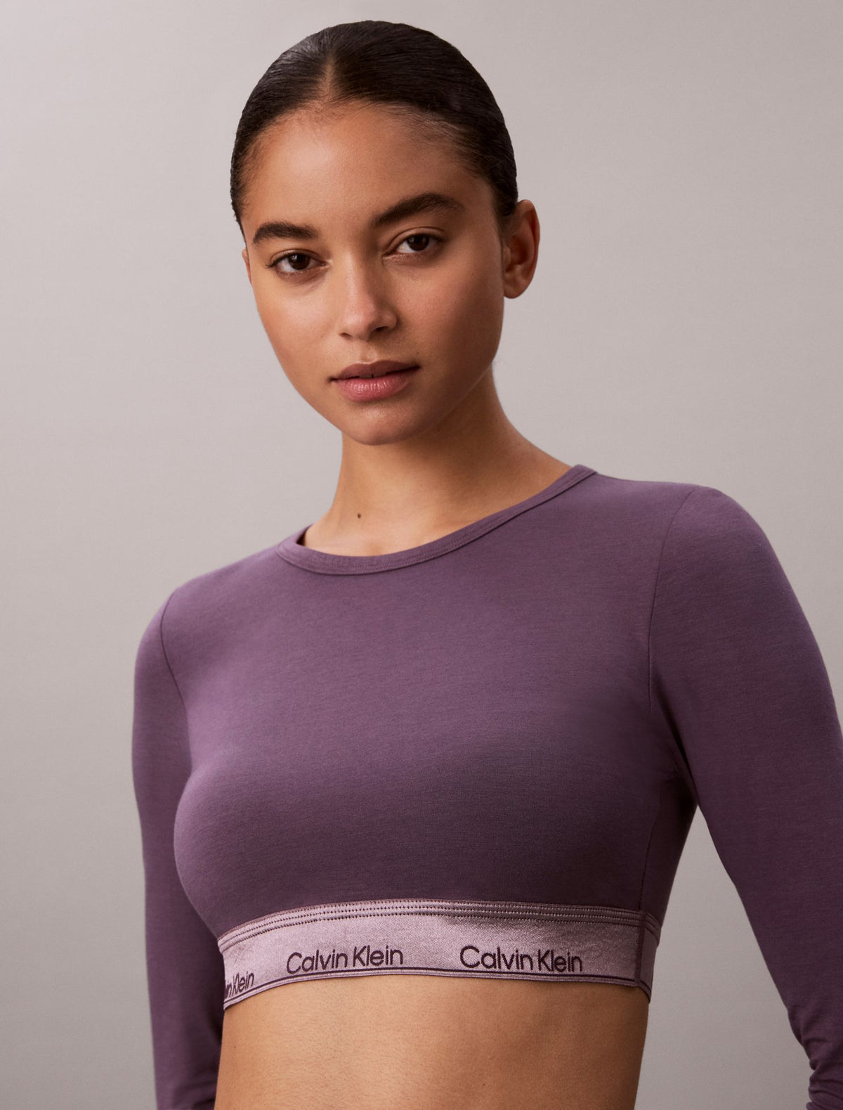 Calvin Klein Icon Cotton Modal Metallic Bralette