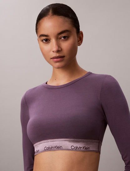 Calvin Klein Icon Cotton Modal Metallic Bralette
