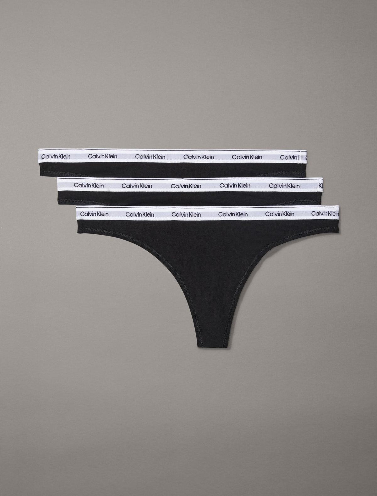 Calvin Klein Icon Logo 3-Pack Low Rise Thong