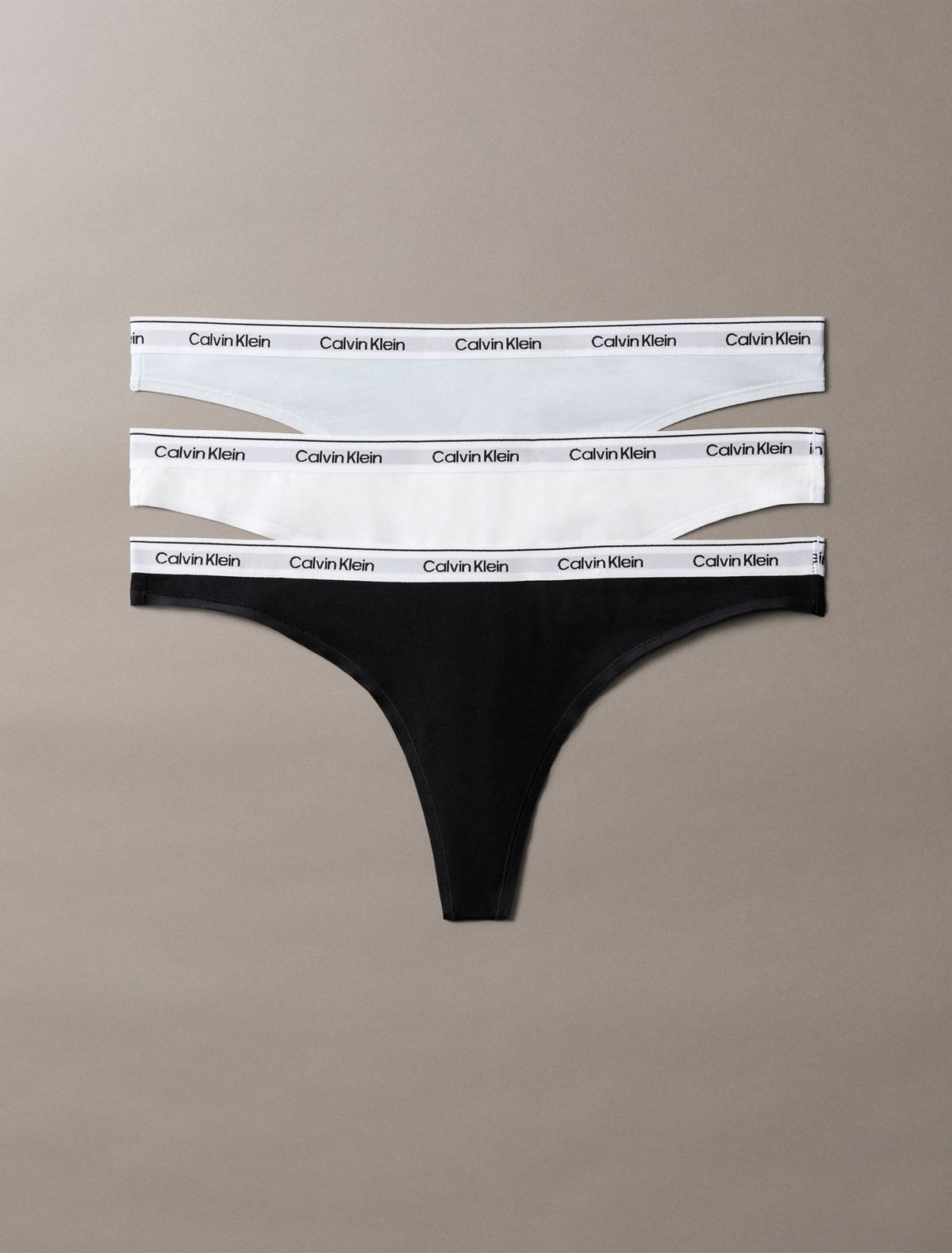 Calvin Klein Icon Logo 3-Pack Low Rise Thong