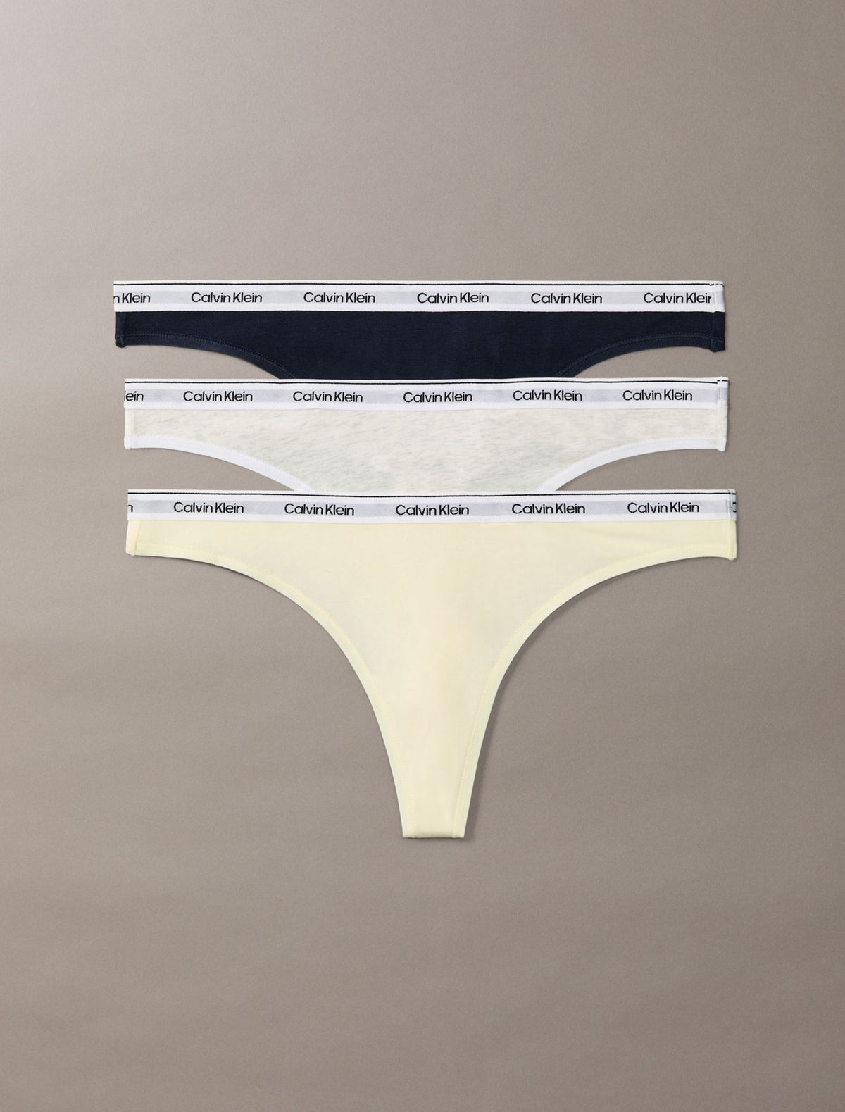 Calvin Klein Icon Logo 3-Pack Low Rise Thong
