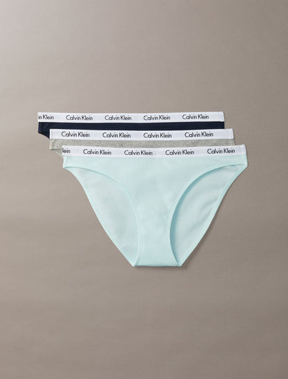 Calvin Klein Carousel Cotton Stretch Rib 3-Pack Bikini