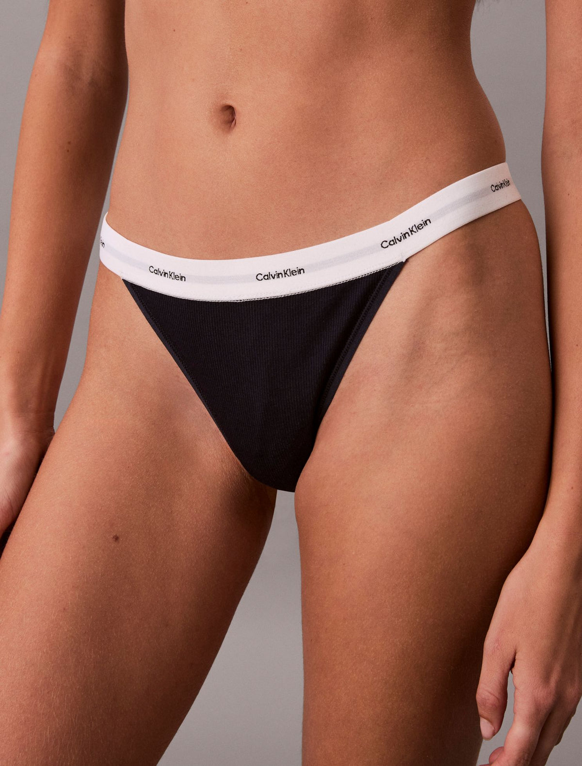 Calvin Klein Cotton Stretch Rib 3-Pack String Thong