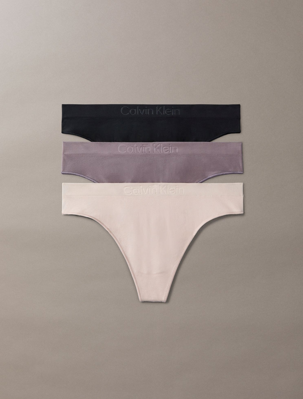 Calvin Klein Bonded Flex 3-Pack Mid Rise Thong